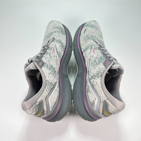 Brooks Ghost 15 Gray Running Shoes Lightweight Sneaker 1103931D147 Men’s Size 10 - Picture 7 of 10